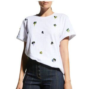 Cinq à Sept Bree Ditsy Paillette Tee